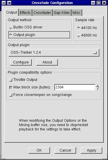 Output Plugin